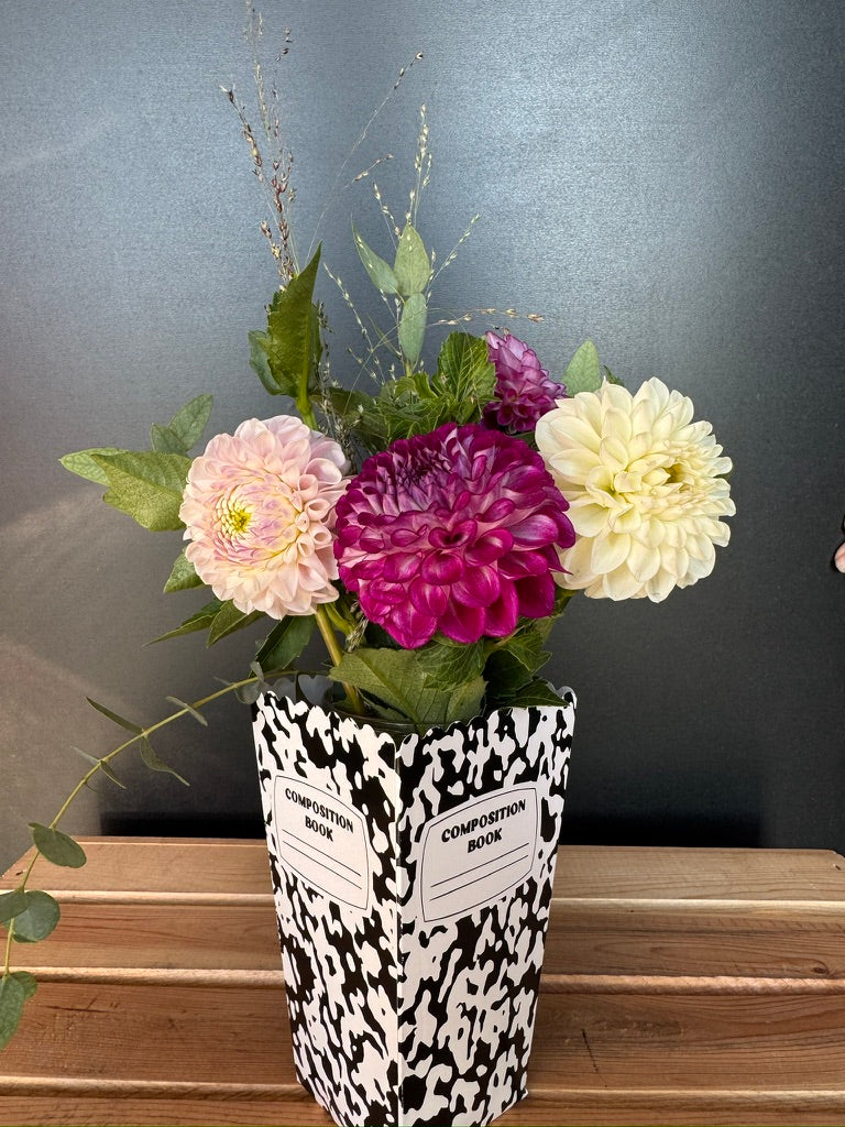 Back to School Bud Vase