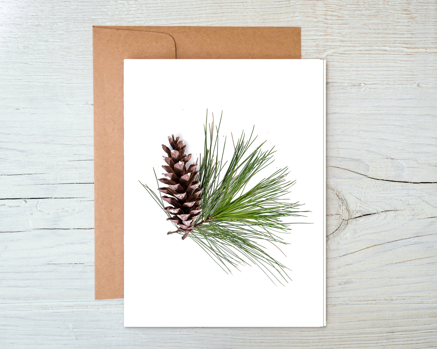 Centered Pine Card