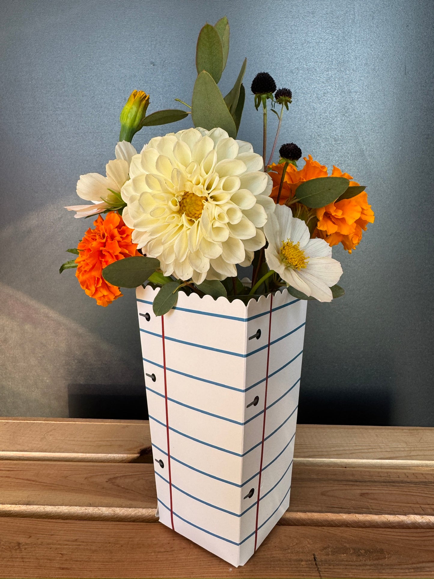 Back to School Bud Vase