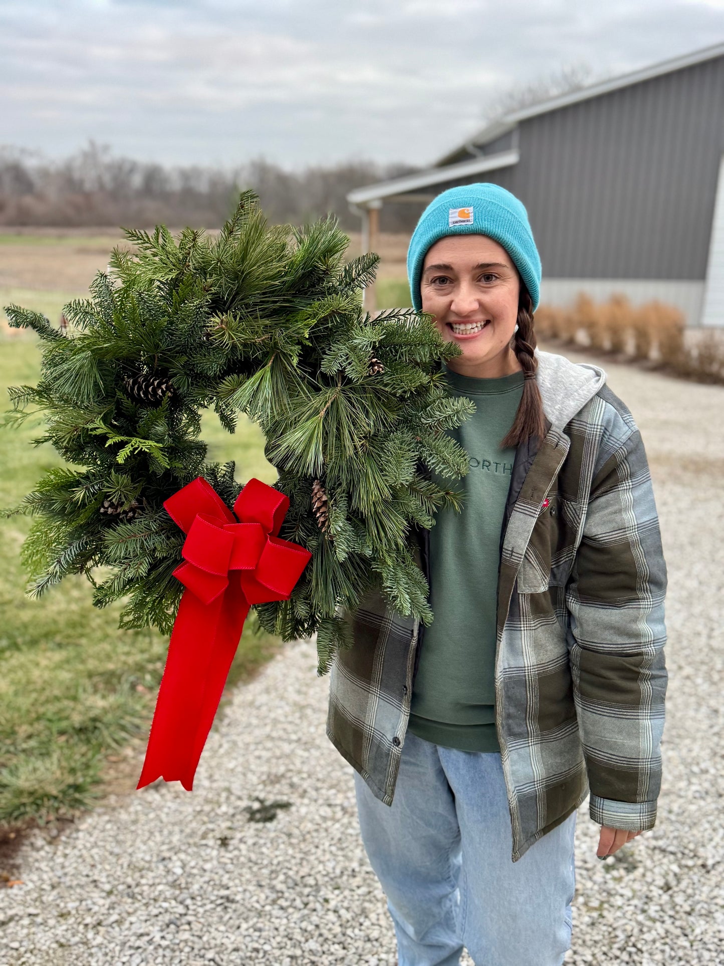 Fresh Evergreen Wreath