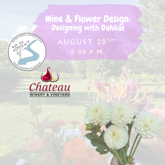 Wine & Flower Design @ Chateau Winery-8/20/2026