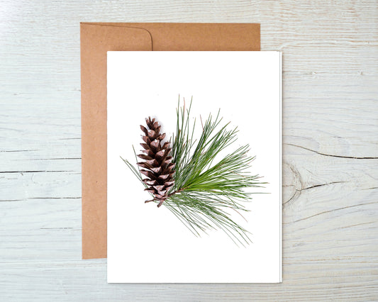Centered Pine Card