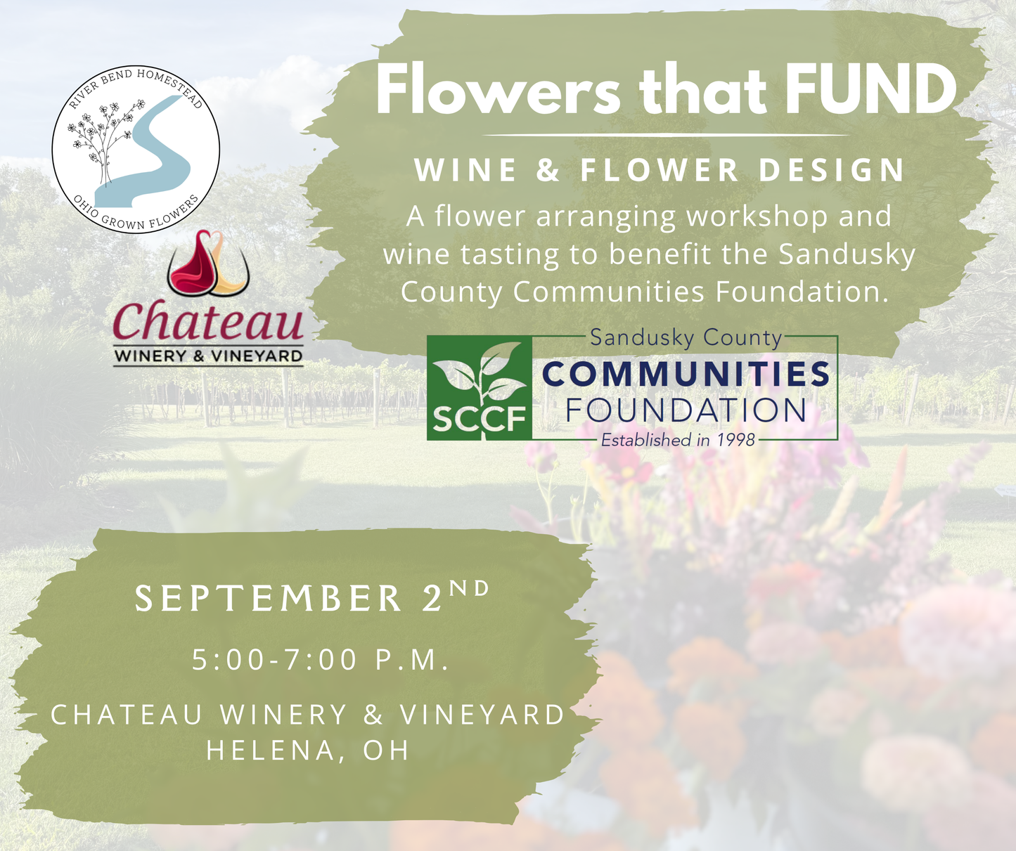 Flowers that Fund @ Chateau Winery-9/2/2026