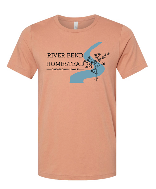 River Bend T-Shirt-Terracotta